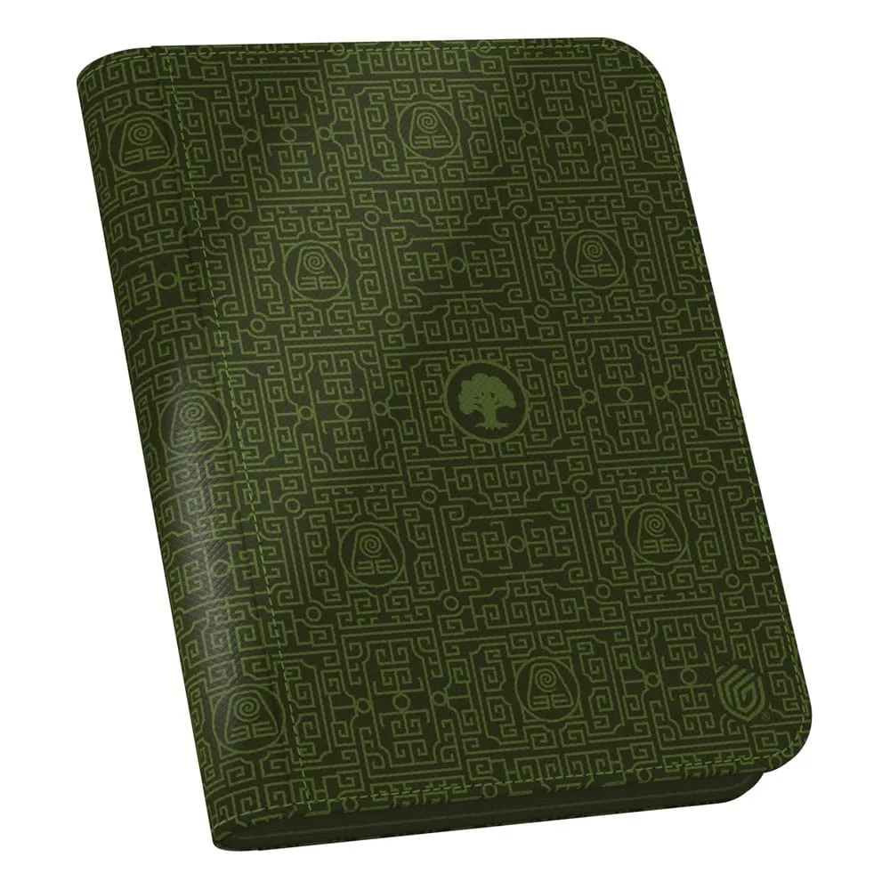 Ultimate Guard Zipfolio 8-Pocket Xenoskin (160 double-sleeved cards) Magic: The Gathering | Avatar: The Last Airbender - Green Mana